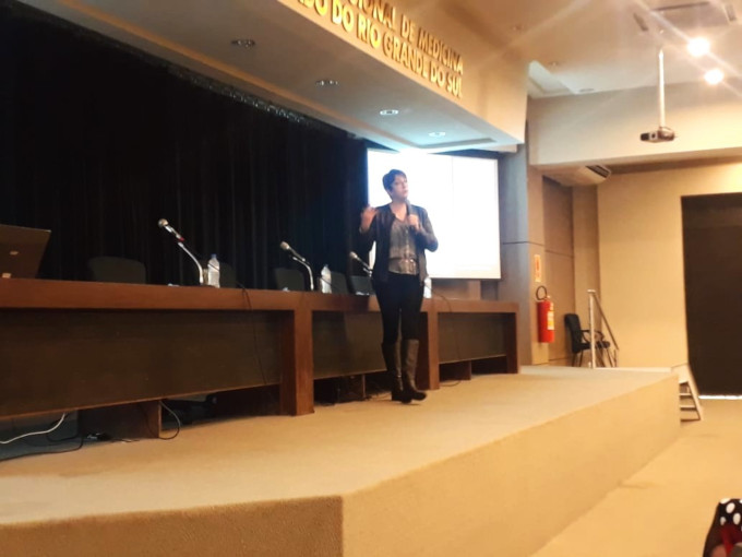 1- Fala Dra. Márcia Vaz sobre Antropologia Forense no RS IMG 20191008 WA0005